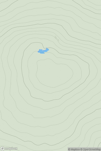 Thumbnail image for Kit Hill [South West England] [SX374713] showing contour plot for surrounding peak